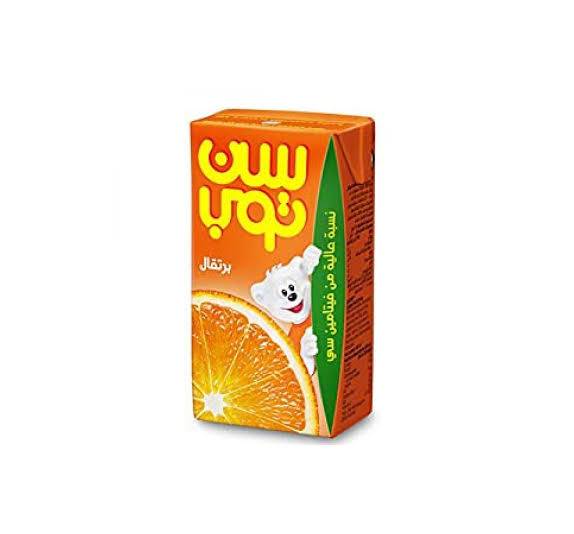 سن توب عصير برتقال ml125