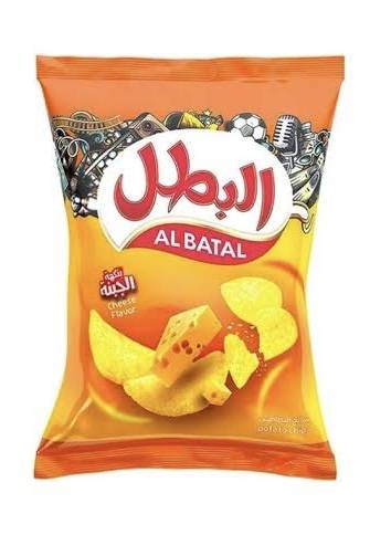 البطل رقائق البطاطس بالجبنة g55