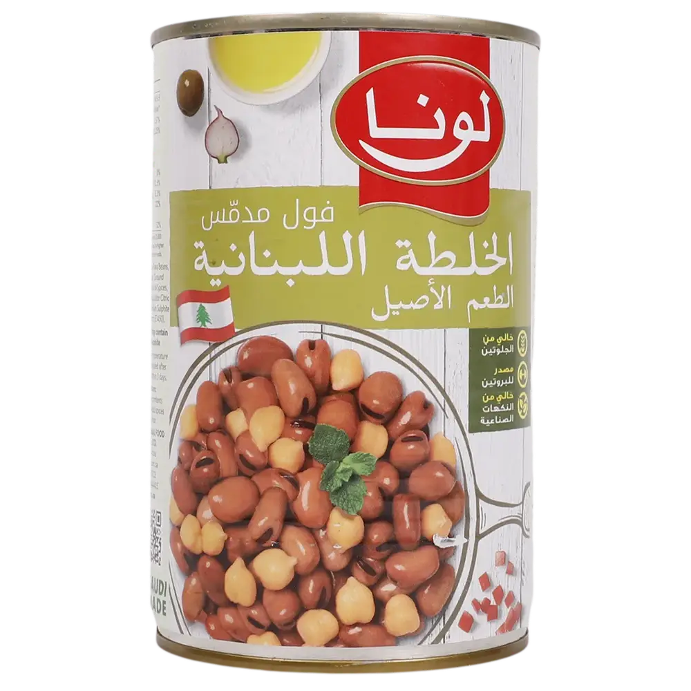 لونا فول مدمس بالخلطه البنانية