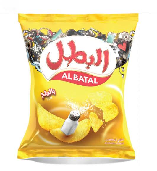 البطل رقائق البطاطس بطعم الملح g110