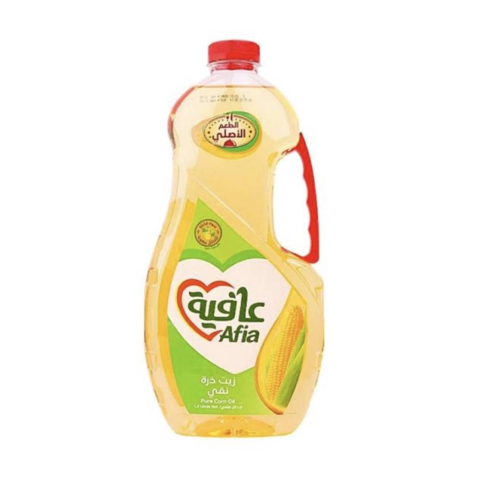 زيت ذرة نقي عافيه لتر 1.5صافي