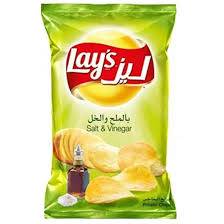 ليز رقائق البطاطس بالخل والملح g25