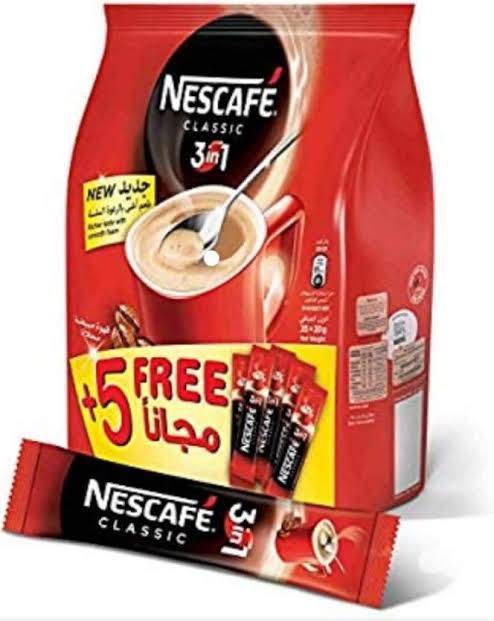 نسكافيه 3 ×1  35 عبوه داخليه