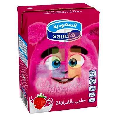 حليب السعودية بالفراولة ml200