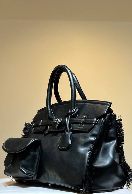 Leather bag Hermes HAC Rock