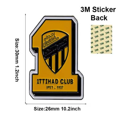 ملصق معدني لشعار الاتحاد