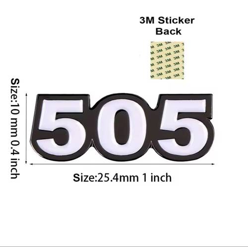 ملصق معدني رمز 505