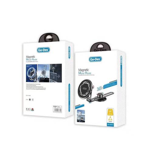 Go-Des Magnetic 360 Degree Rotating Flat Floor Car Phone Holder