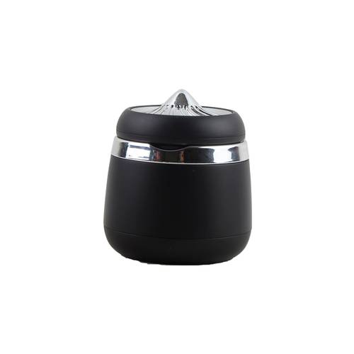 Car Ashtray Mini With Lamp And Cover Car Ashtray (N18A Silver)