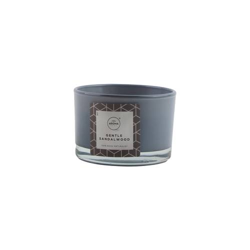 Aroma Home Gentle Sandalwood Scented Candle 