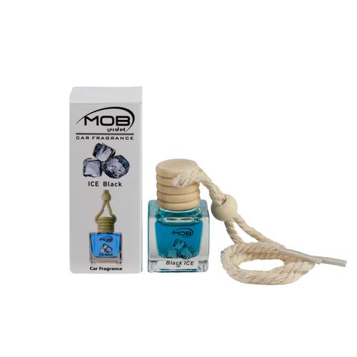 MOB High Quality Car Rearview Mirror Hanging Ice Black Air Freshener Jar