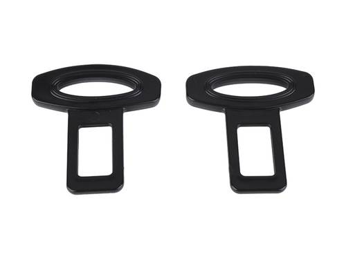 SET OF SAFETY BELT PLUG BLACK