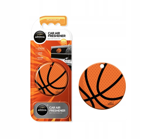Aroma Car_Mukhalat Car Air Freshener Basket Ball