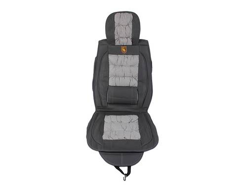 SET OF 2 CAR SEAT CUSHION GREY 2