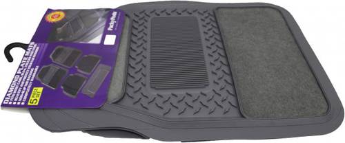 Mat for Small Cars Set, 5 Pieces, Grey