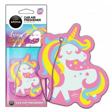 Aroma Car, Car Air Freshener Cellulose Unicorn Gatsby