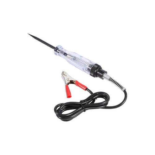 MOB Electrical Car Circuit Tester and Professional Auto Voltage Continuity Test, Automotive Electrical Volt Light Tester Probe Pen with Sharp Steel Probe and Long Spring Wire for Car, Boat, Trailers and Motorcycles