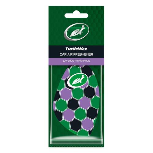 Turtle Wax Lavender Paper Card Air Freshener