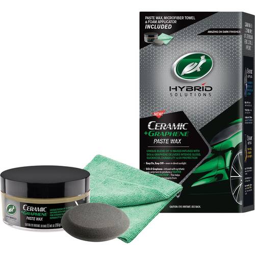 Turtle Wax 53786 Hybrid Solutions Ceramic Patent-Pending Graphene Paste Wax (5.5 oz), Black