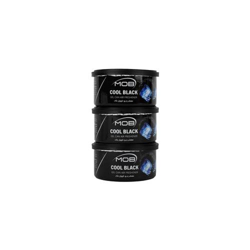 أم او بي علبة جل كوول بلاك 3 في 1 معطر جو للسيارة
