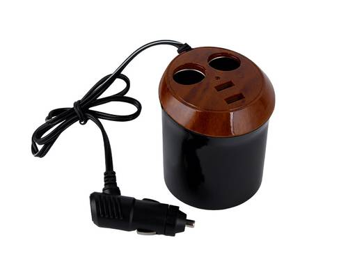 Mob Wood Cigarette Lighter Power Socket