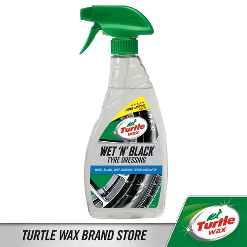 Turtle Wax Wet N Black Car Tyre Dressing 500ml Spray 51801