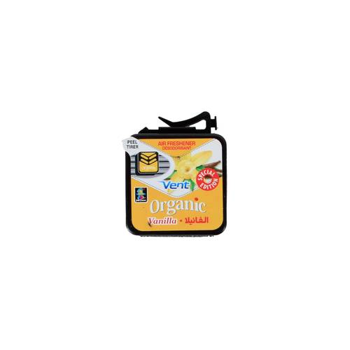 L&D Organic Vent Air Freshener with the smell of vanilla