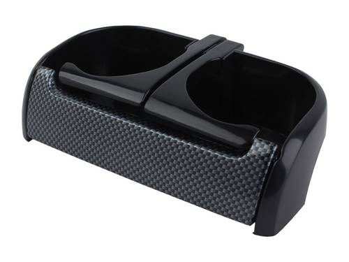 YSA multi-function car drink holder, black color