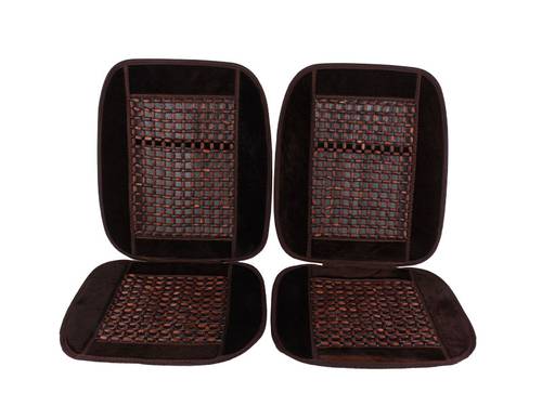 Fabric back seat + beads