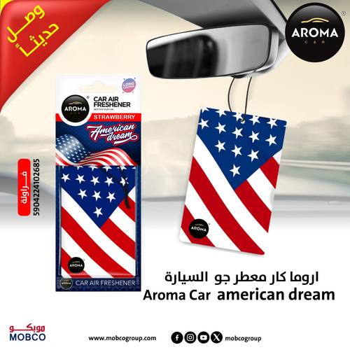 Aroma Car Air Freshener American Dream Strawberry
