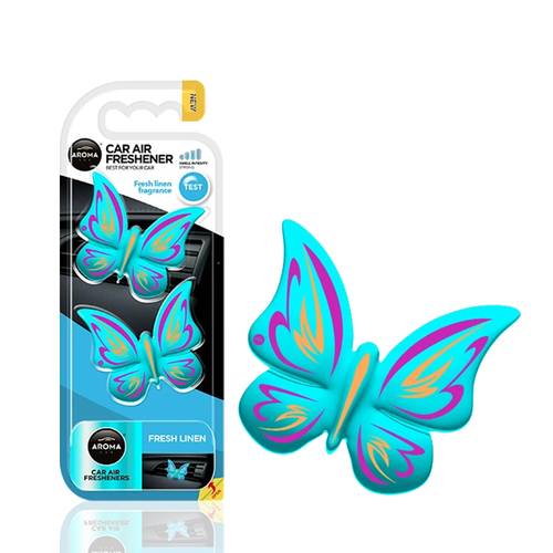 Aroma 2 butterfly Fresh Linen card 83535