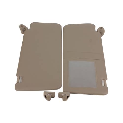 Beige Front Visor Set for Toyota Hilux and Innova (2006–2015)