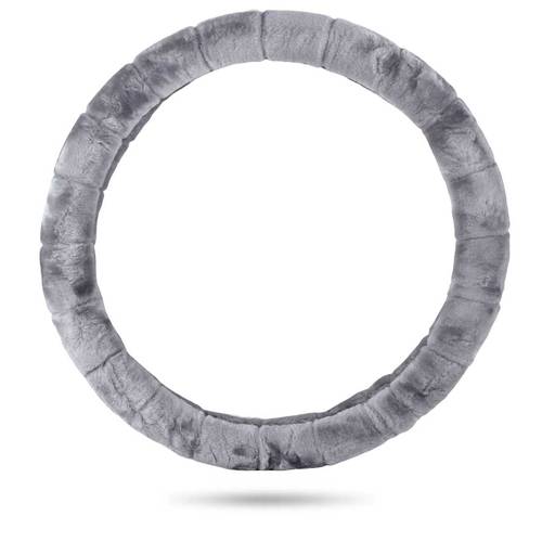 Steering wheel cover velvet for car,silver