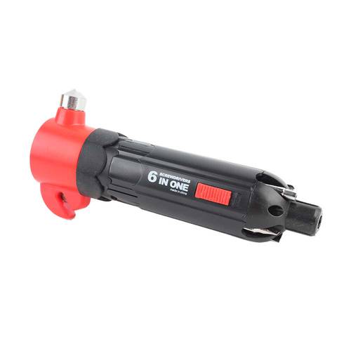 MOB 6-in-1 multi-purpose screwdriver + flashlight