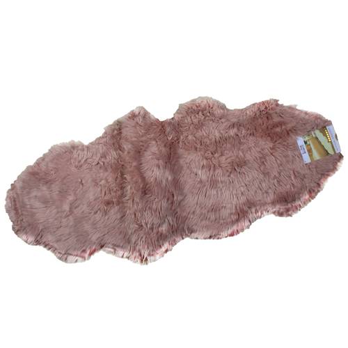Soft Curly Fur Pink - Synthetic