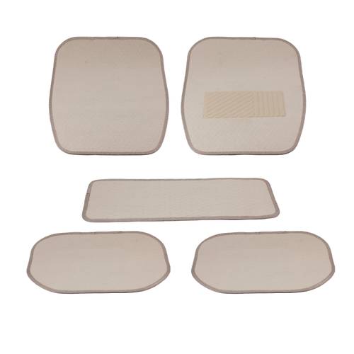 Carpet floor mattress set 5 pieces CM002 beige color