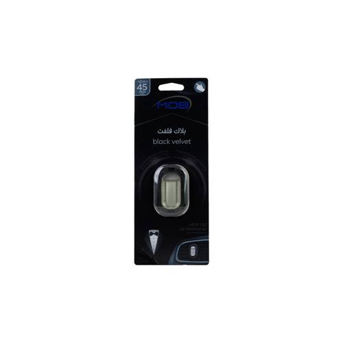 MOB Black Velvet Vent Clip Car Air Freshener 