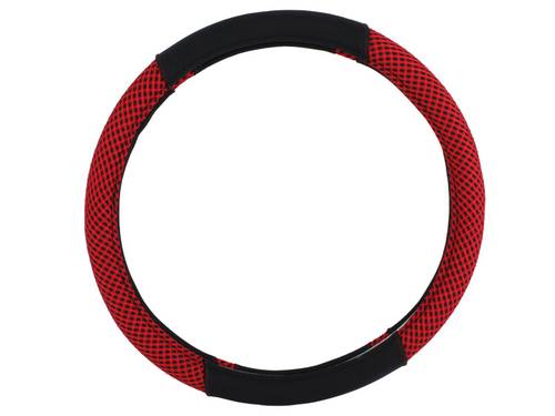 Steering wheel cover black and Red color