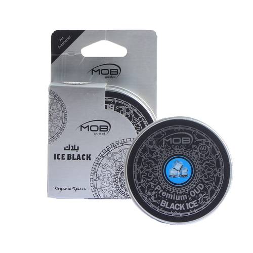 Multi-Use Organic Can Ice Black Air Freshener