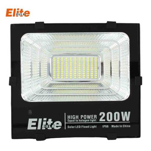 Solar powered LED flood light 200W