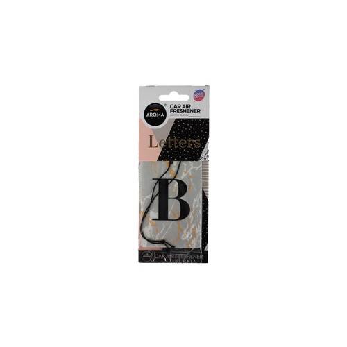  B- أروما كار , معطر جو السيارة حرف 