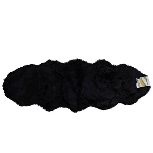 Soft Curly Fur black - Synthetic