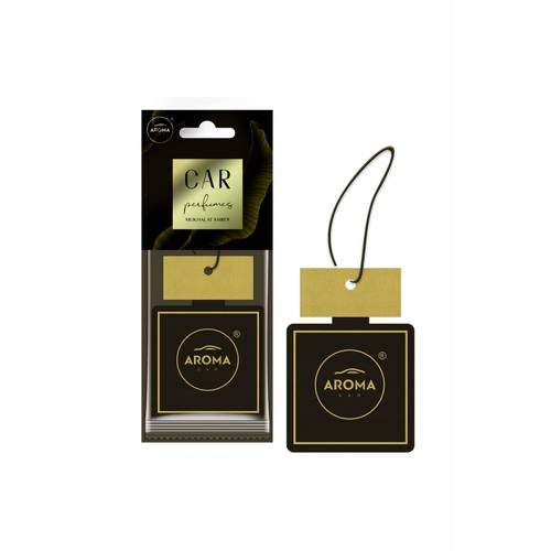 Aroma Car_Car Perfumes Mukhalat Amber Paper Card