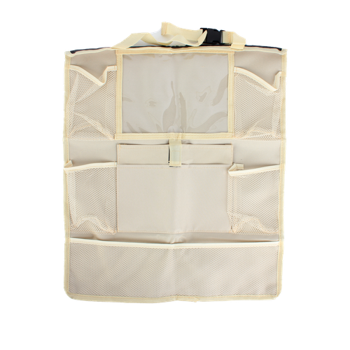 Organizer behind the mattress beige color