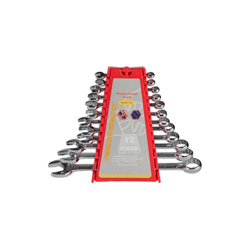 12-piece Open and Closed Wrench Set