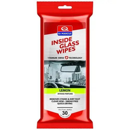 Dr. marcus Inside Glass Wipes Lemon