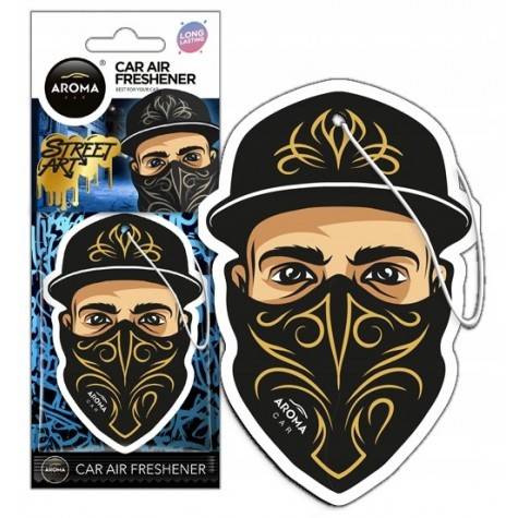 Aroma Car, Car Air Freshener Cellulose Street Art Mask 