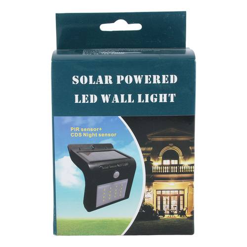 SOLAR POWERED LED WALL LIGHT SMD 6W