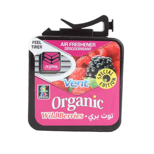 L&D Organic Vent Air Freshener with the smell of cranberry