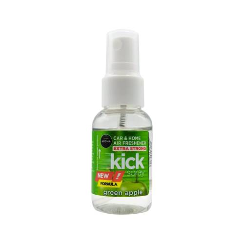 Aroma Car_Car & Home Green apple Air Freshener Extra Strong New Formula Kick Spray